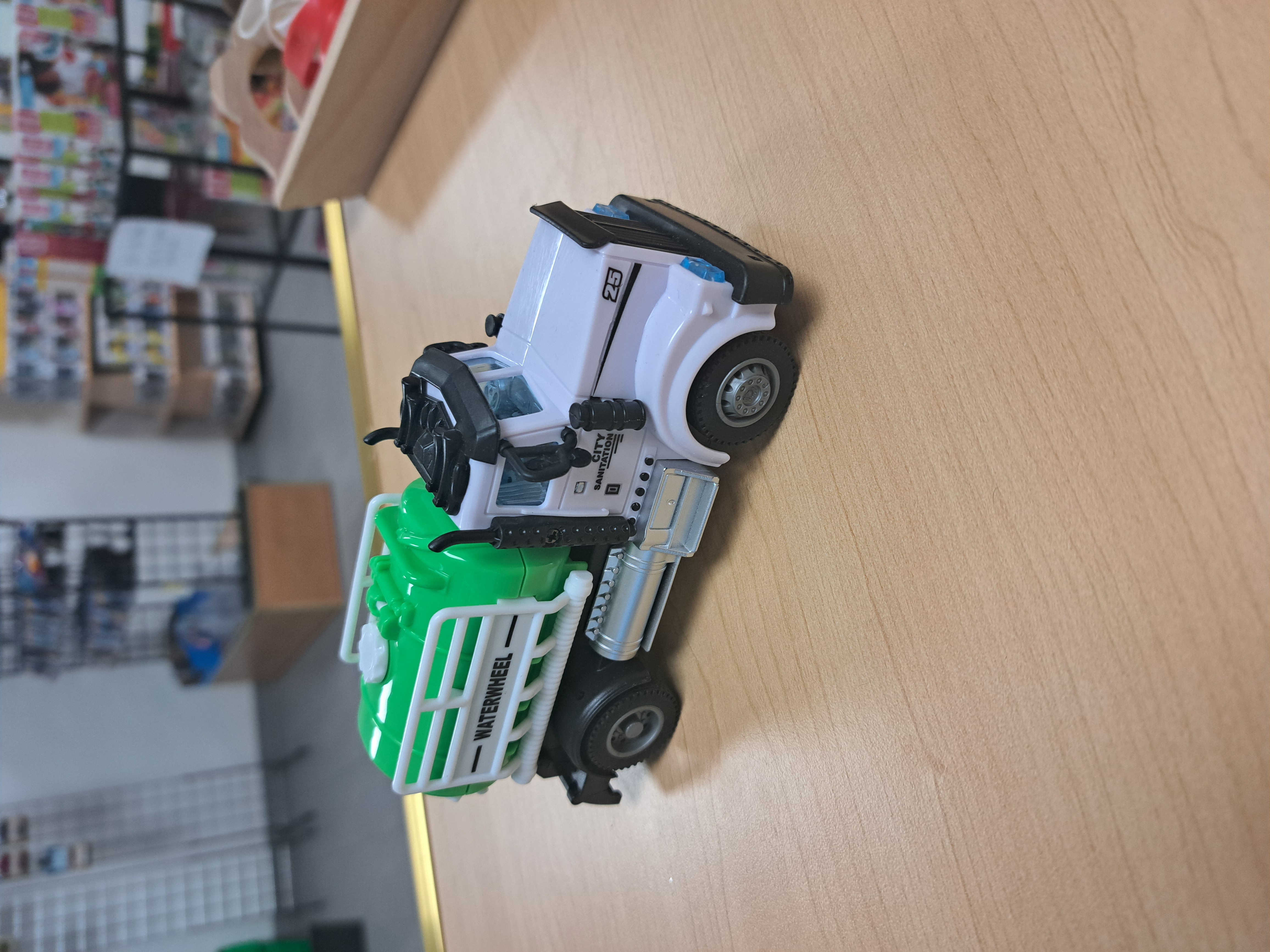 camions de recyclages variés